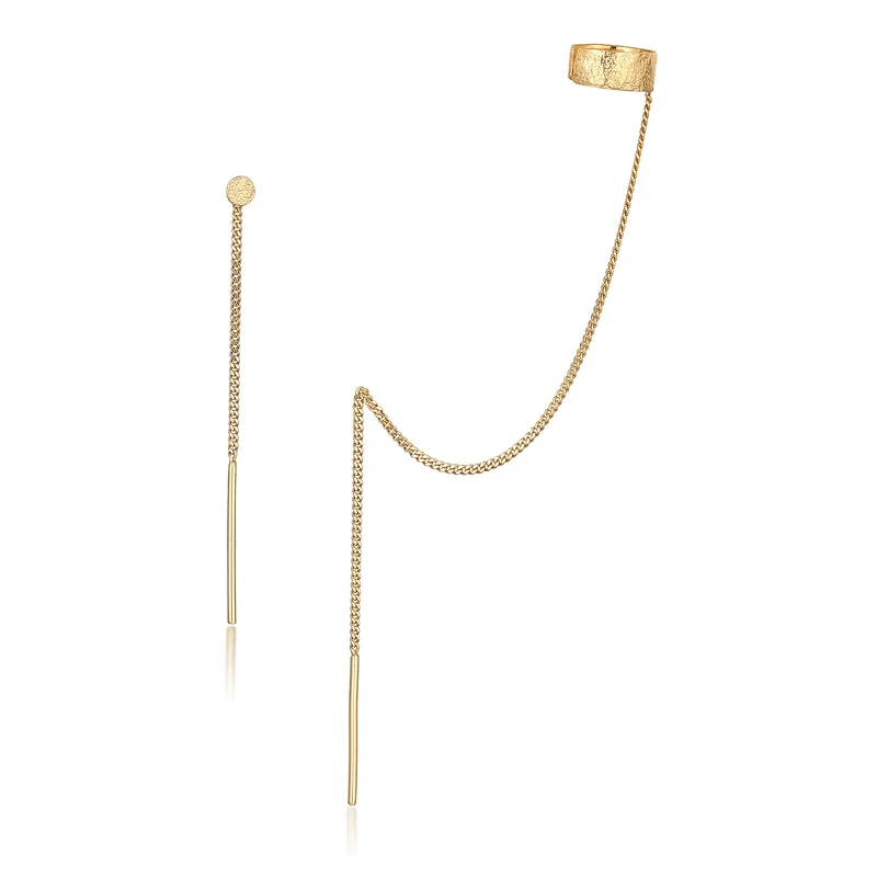 Ohrring-Set Ear Cuff Kette
