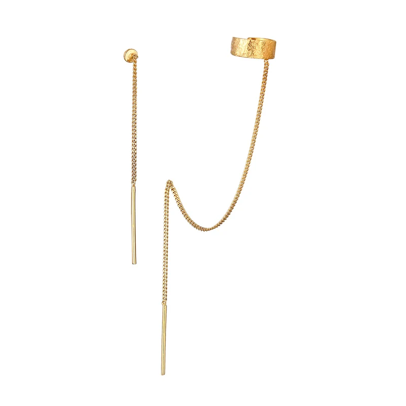 Ohrring-Set Ear Cuff Kette