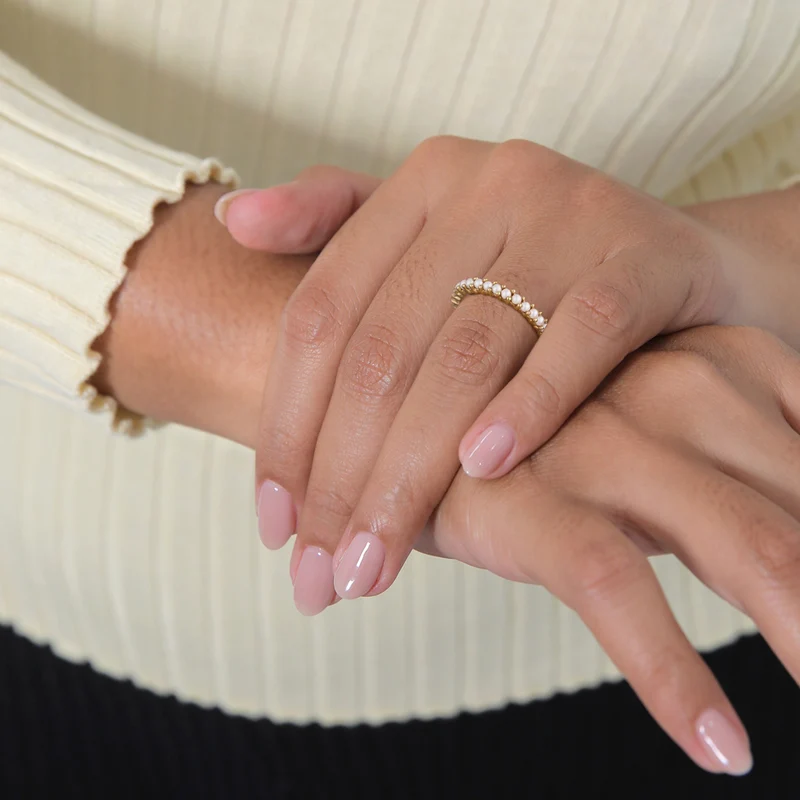 Ring Memoire Glasperlen