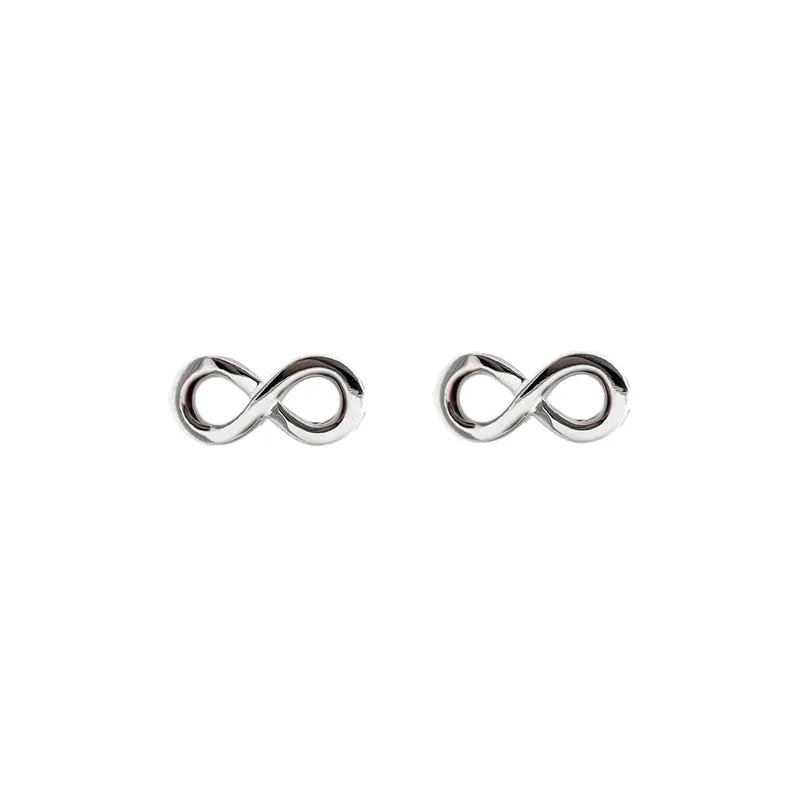 Sister Infinity Earrings in Sterling Silver
