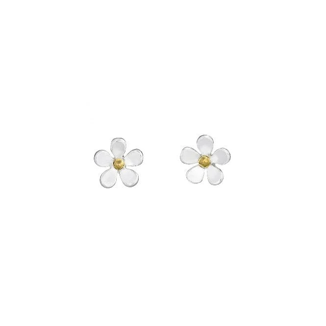 Thank You Daisy Earrings in Sterling Silver