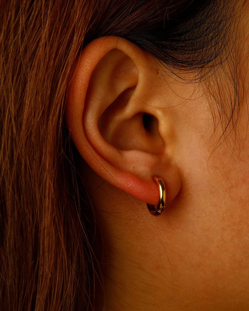 SMOOTH HOOP SMALL OHRRINGE