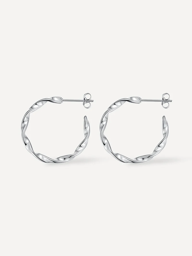 Twisted Hoop Ohrringe