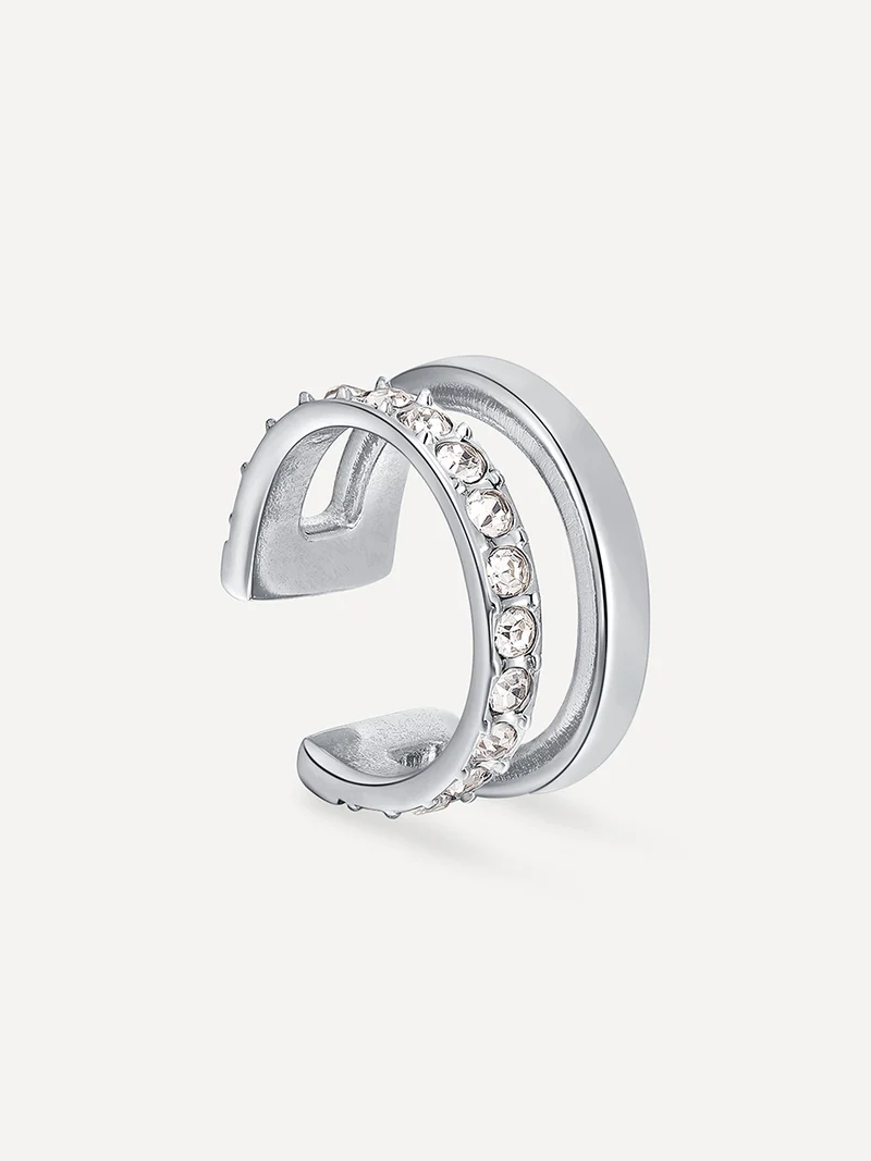 Moon Phase Duo Brilliant Earcuff