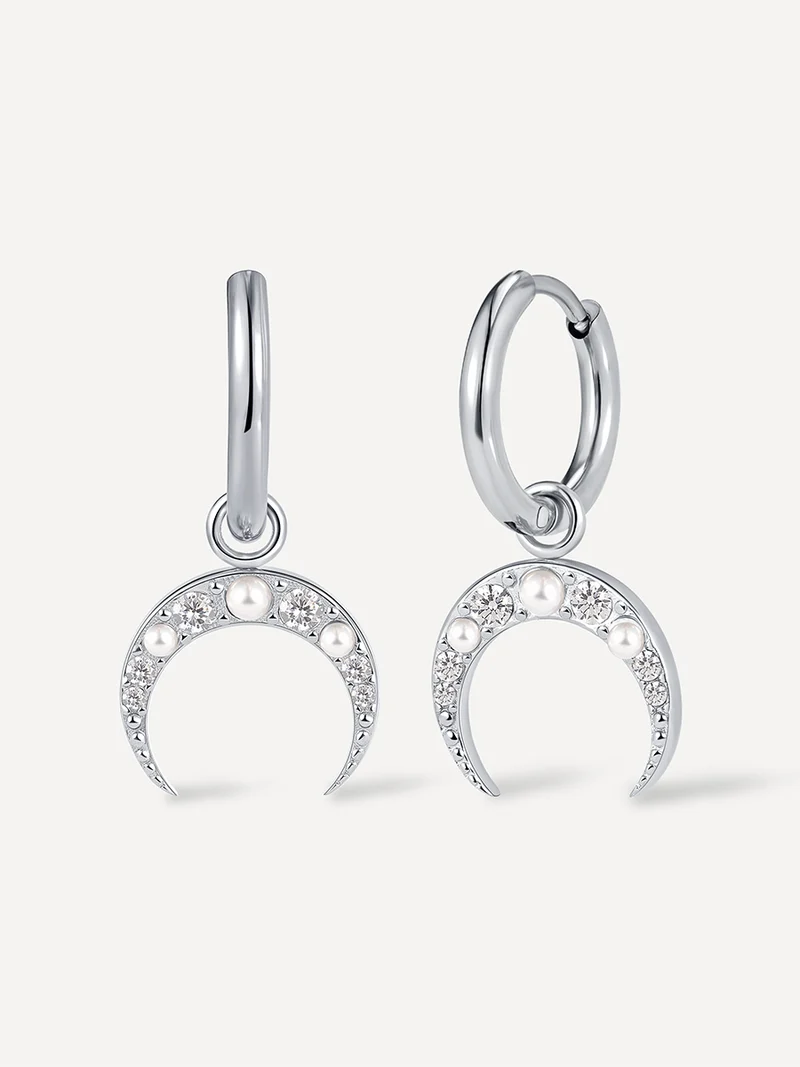 Moon Phase Crescent Ohrringe