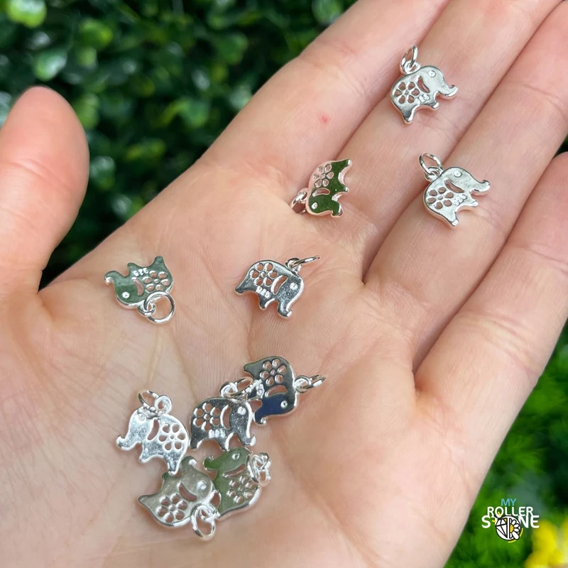Elefantenanhänger aus 925er Silber