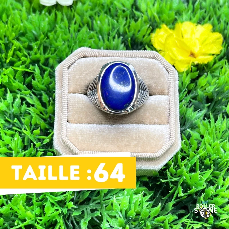 Silberner Kampf-Siegelring aus Lapislazuli Nr. 4