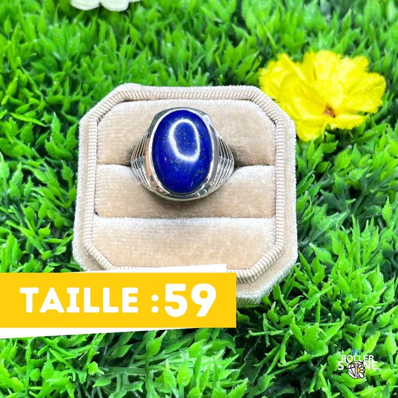 Silberner Kampf-Siegelring aus Lapislazuli Nr. 3