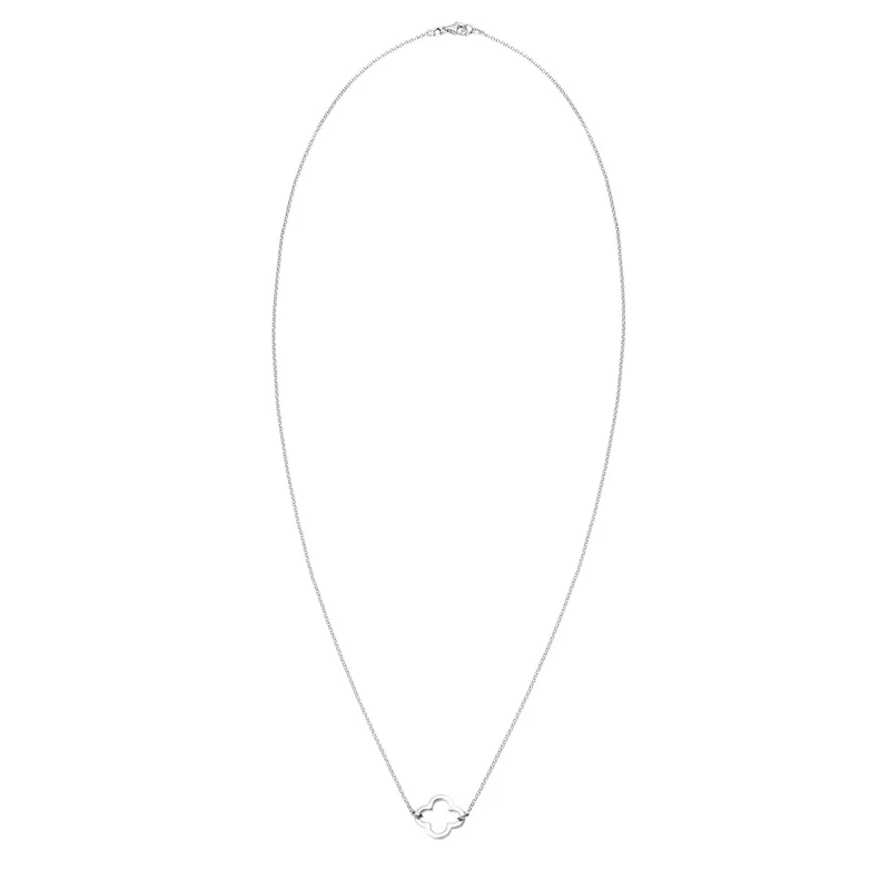 Halskette Kleeblatt Cut-Out