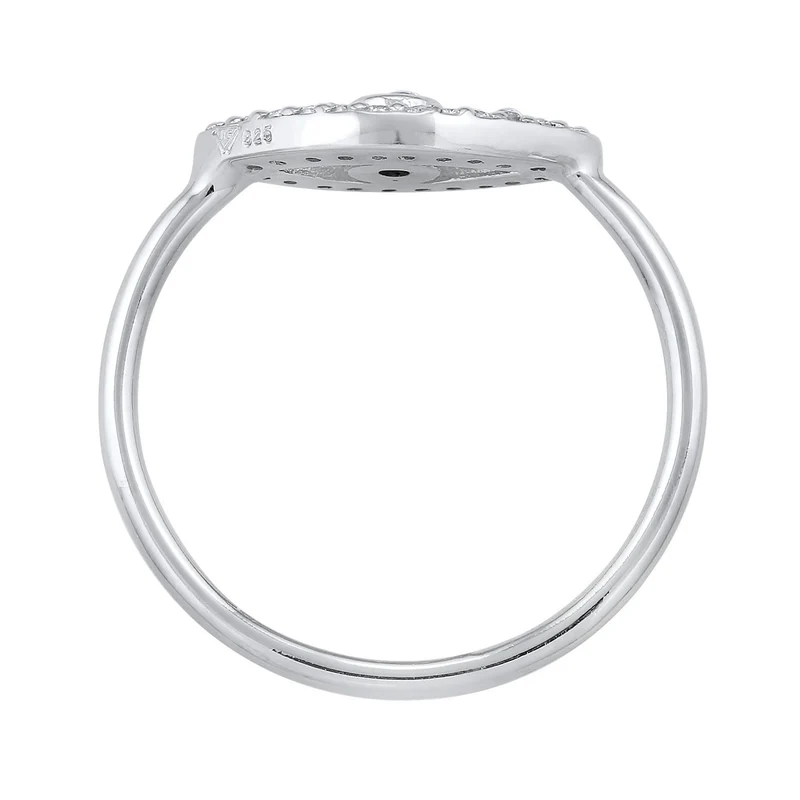 Ring Evil Eye | Kristall (Weiß)