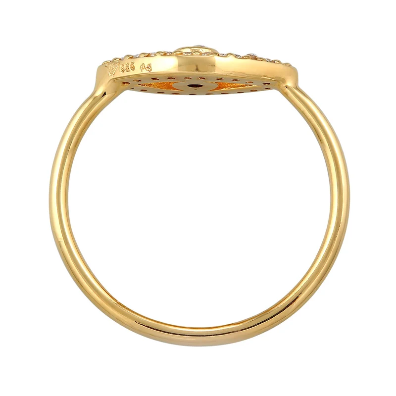 Ring Evil Eye | Kristall (Weiß)