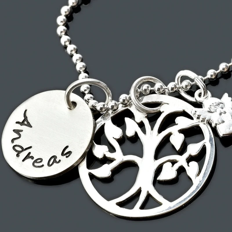 TAUFSCHMUCK MIT GRAVUR, TAUFGESCHENK, NAMENSKETTE TAUFE