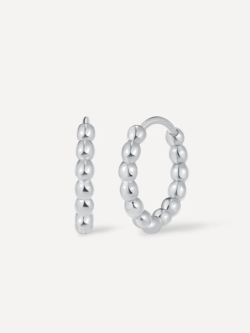 Beaded Hoop Ohrringe