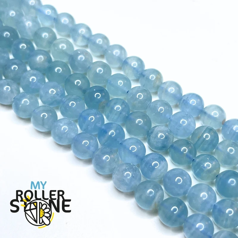 Blaue Calcitperle 5A
