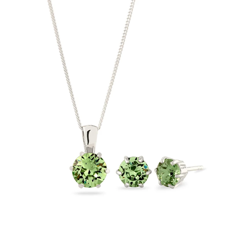 Schmuckset Basic | Mit Kristallen von Swarovski® (Weiß)