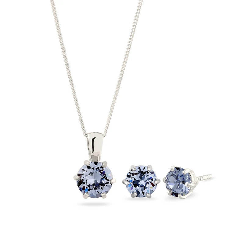 Schmuckset Basic | Mit Kristallen von Swarovski® (Weiß)