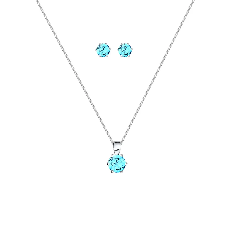 Schmuckset Basic | Mit Kristallen von Swarovski® (Weiß)