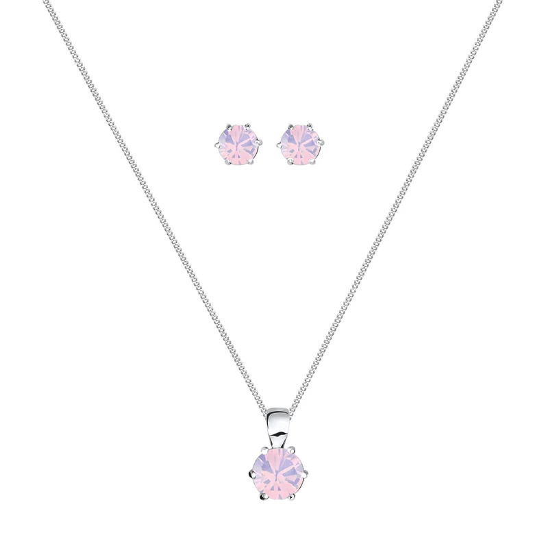 Schmuckset Basic | Mit Kristallen von Swarovski® (Weiß)