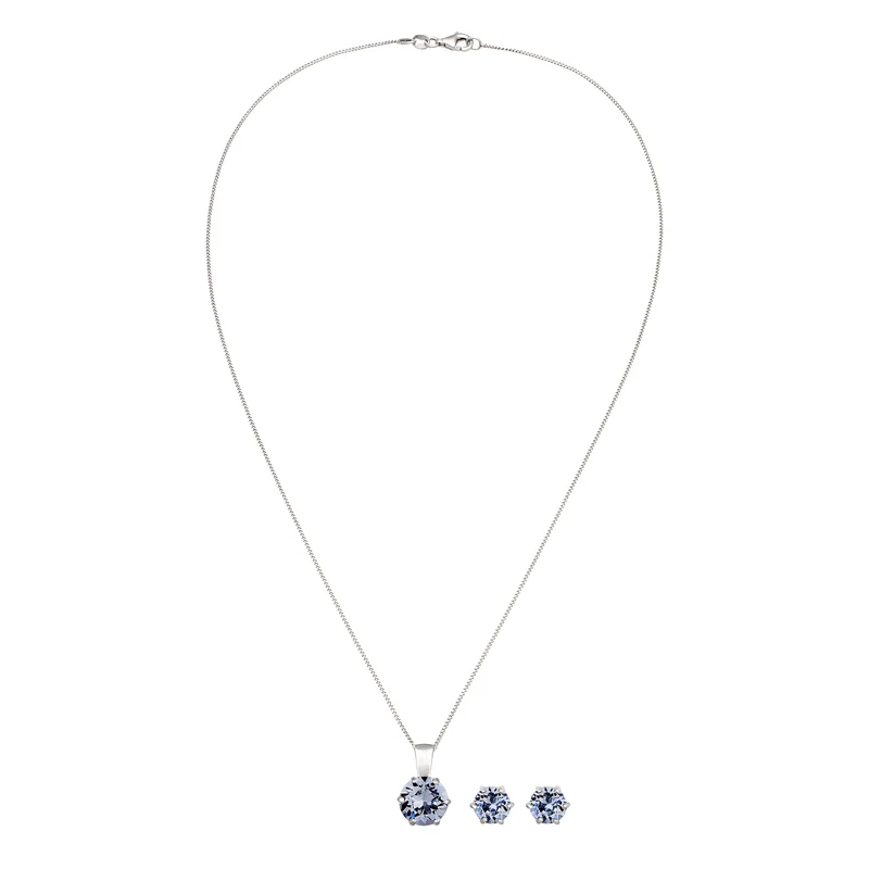 Schmuckset Basic | Mit Kristallen von Swarovski® (Weiß)