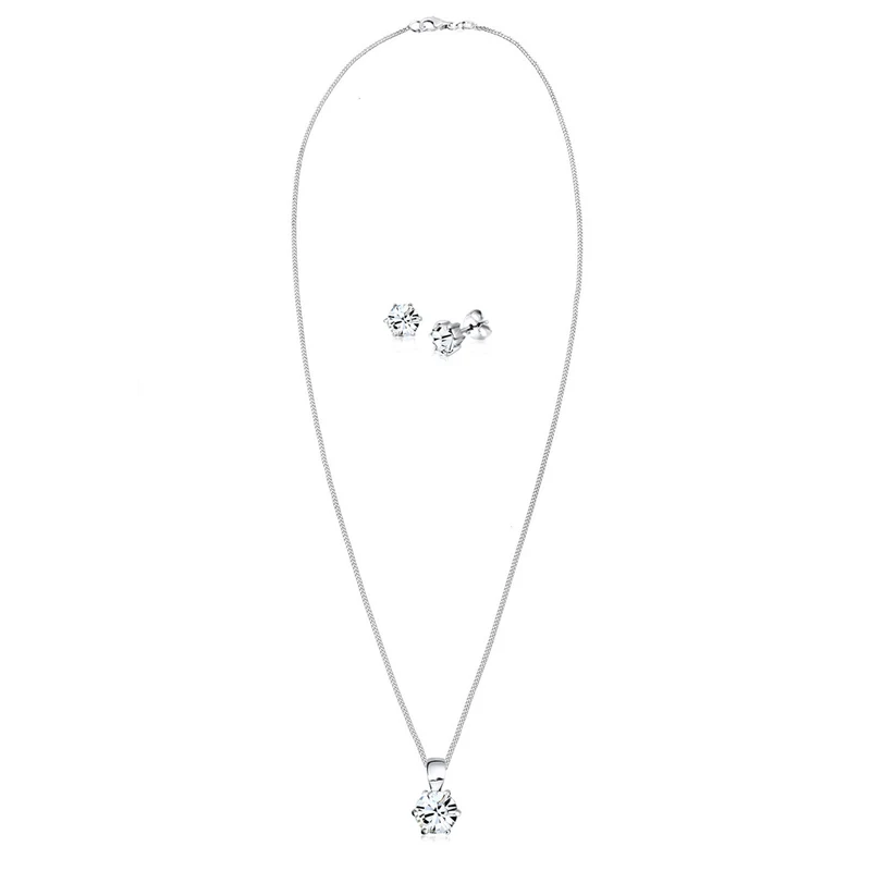 Schmuckset Basic | Mit Kristallen von Swarovski® (Weiß)