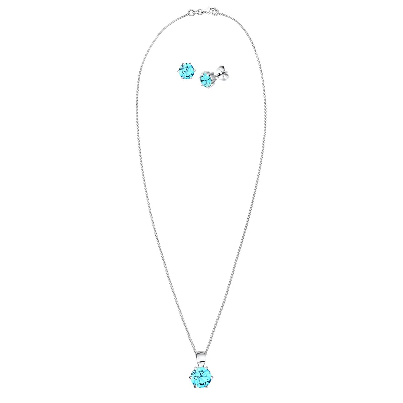 Schmuckset Basic | Mit Kristallen von Swarovski® (Weiß)