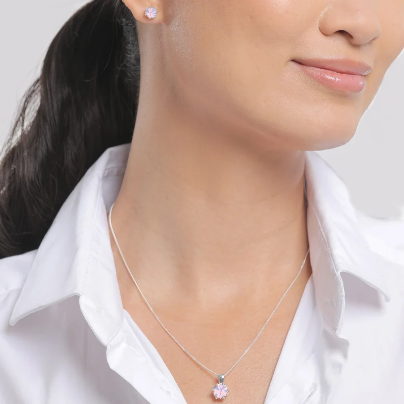 Schmuckset Basic | Mit Kristallen von Swarovski® (Weiß)
