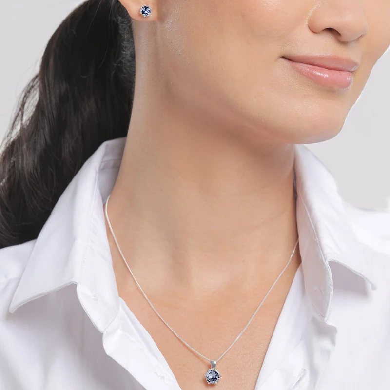 Schmuckset Basic | Mit Kristallen von Swarovski® (Weiß)