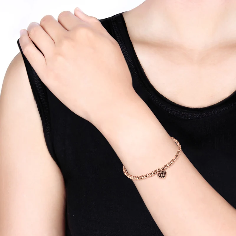 Armband Herz | Kristall ( Weiß )