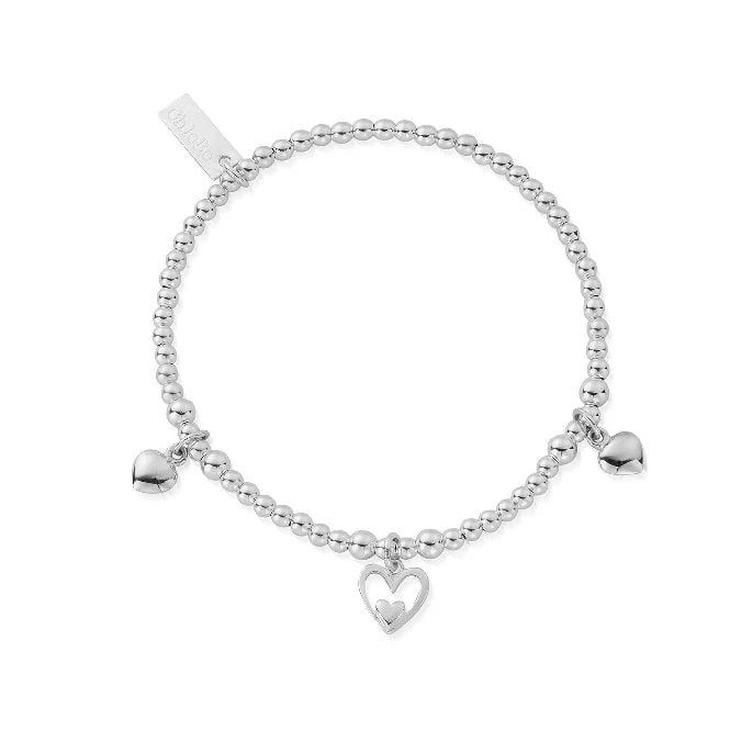Triple Heart Bracelet