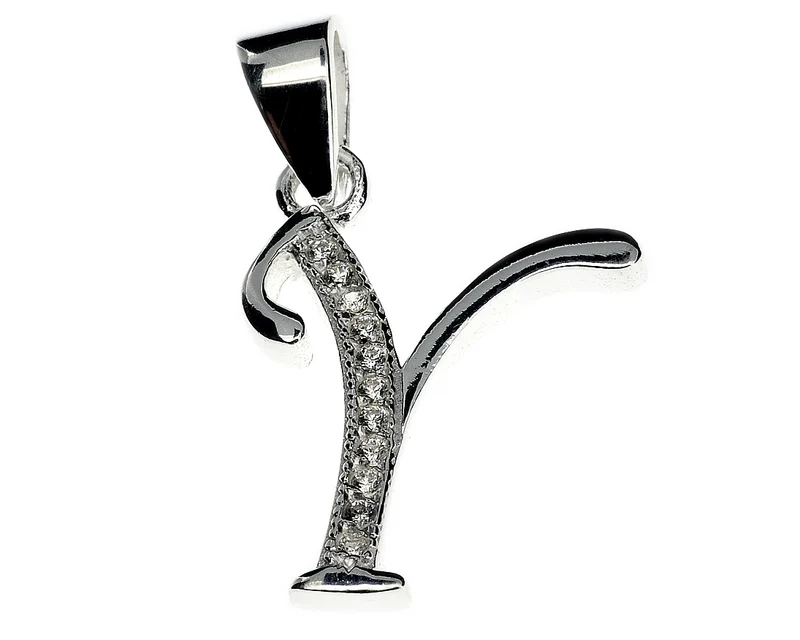 SCHMUCK BUCHSTABE Y, SILBERCHARM, ANHÄNGER