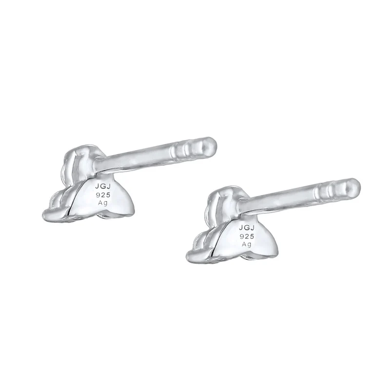 Ohrstecker Dreieck | Zirkonia (weiß)
