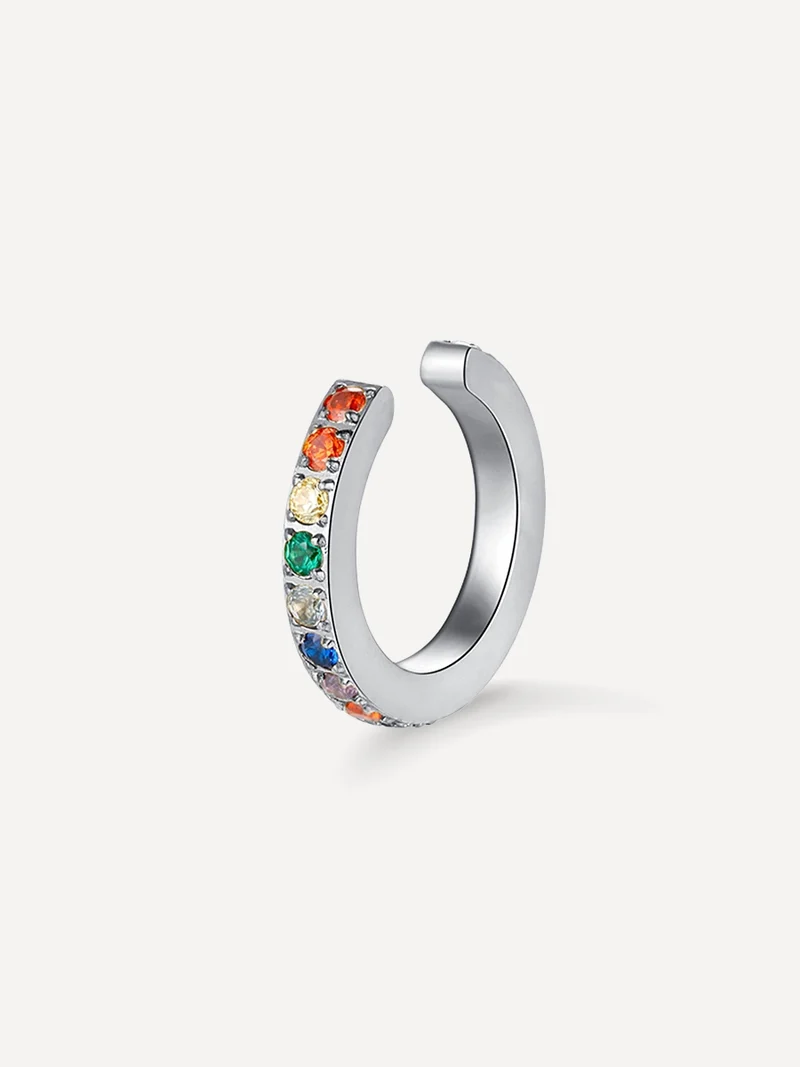 Rainbow Shine Earcuff
