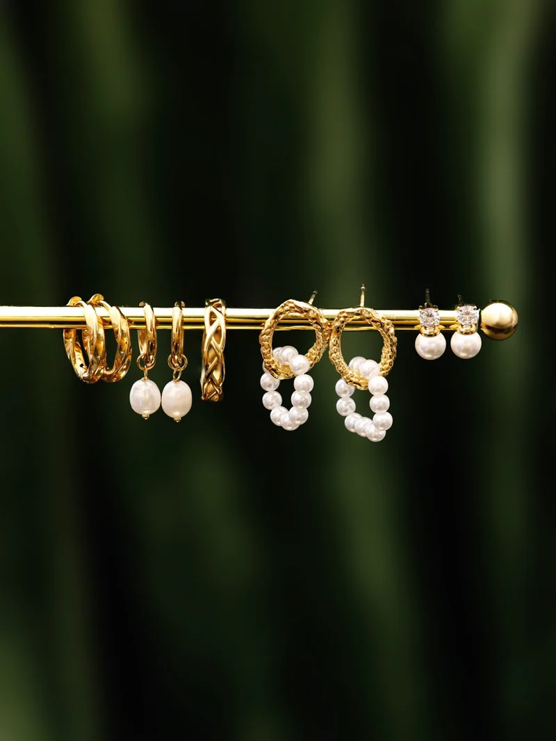Modern Pearl Small Ohrringe