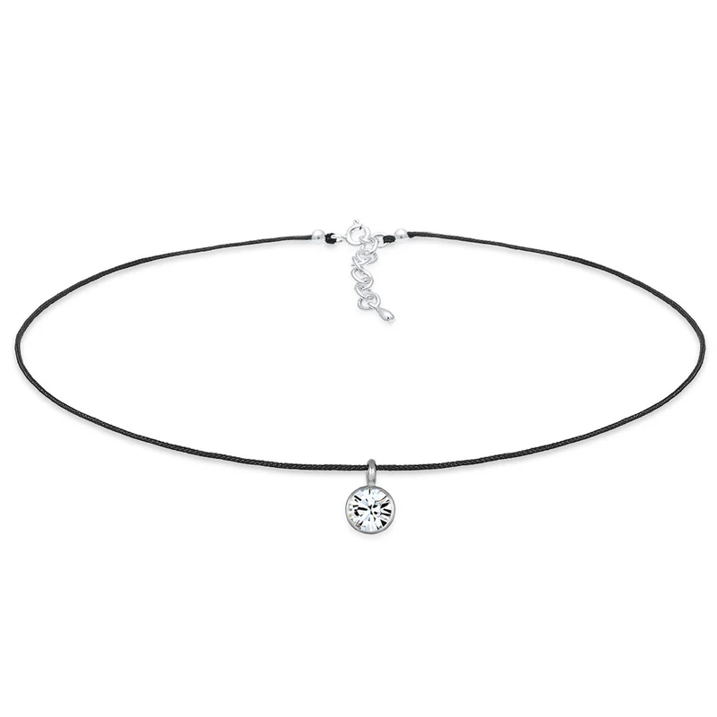 Choker | Mit Kristallen von Swarovski® (Weiß)