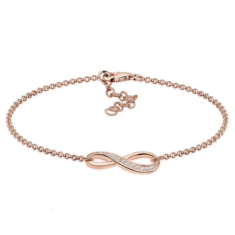 Armband Infinity | Zirkonia ( Weiß )