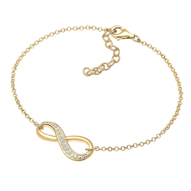 Armband Infinity | Zirkonia ( Weiß )