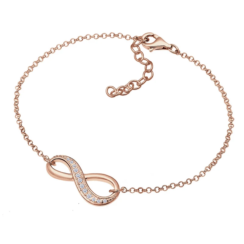 Armband Infinity | Zirkonia ( Weiß )