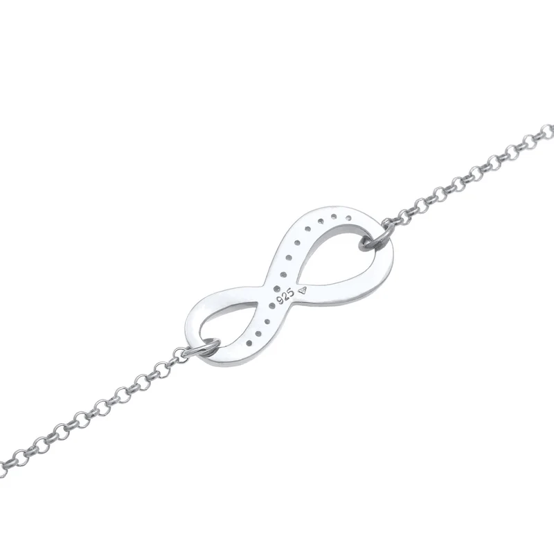 Armband Infinity | Zirkonia ( Weiß )