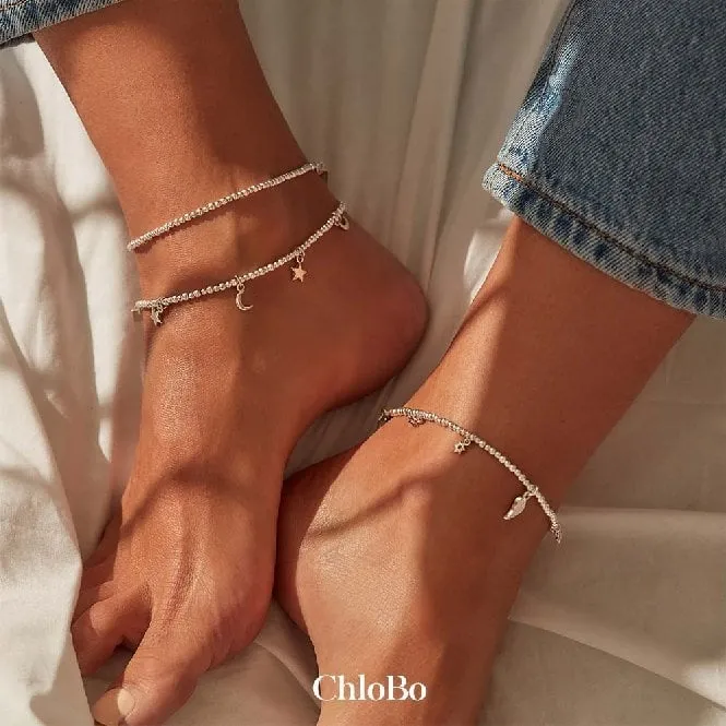 Inset Star Anklet