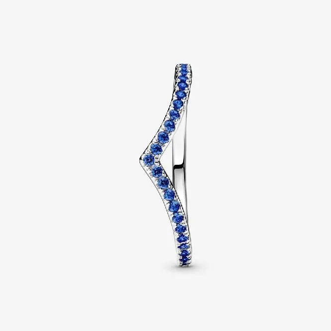 Timeless Wish Sparkling Blue Ring, Size 50