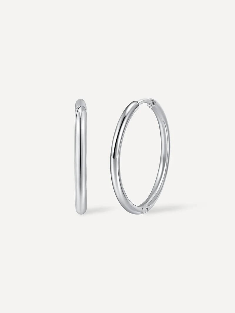 24mm SLIM HOOP MEDIUM OHRRINGE