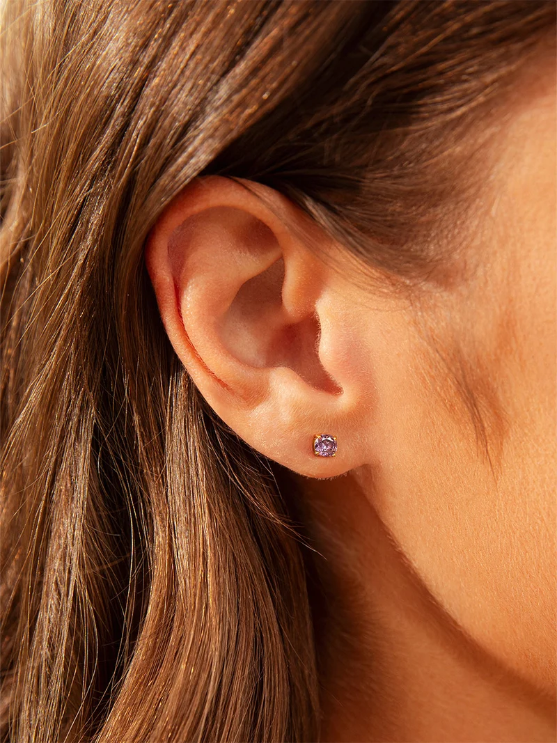 Purple Ohrstecker