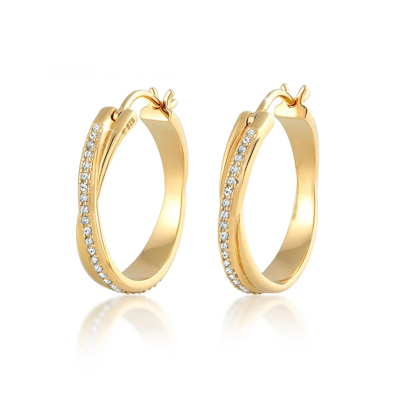 Creole | Mit Kristallen von Swarovski® (Weiß)