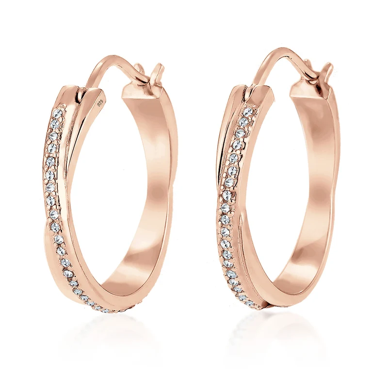 Creole | Mit Kristallen von Swarovski® (Weiß)