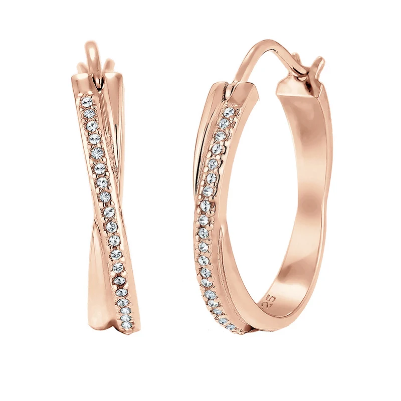 Creole | Mit Kristallen von Swarovski® (Weiß)