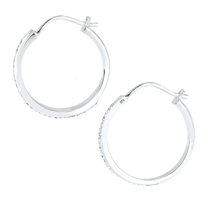Creole | Mit Kristallen von Swarovski® (Weiß)
