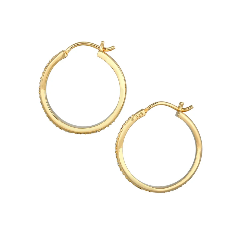 Creole | Mit Kristallen von Swarovski® (Weiß)