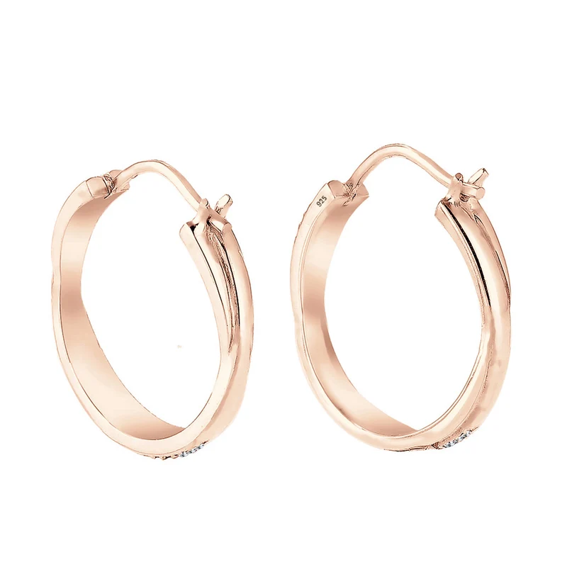 Creole | Mit Kristallen von Swarovski® (Weiß)