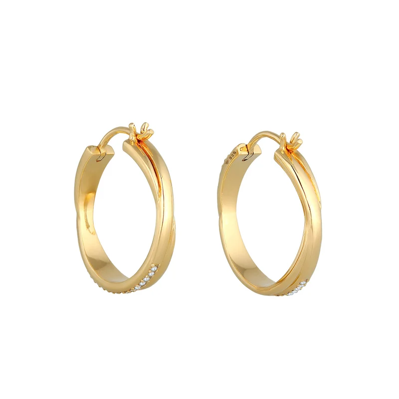 Creole | Mit Kristallen von Swarovski® (Weiß)
