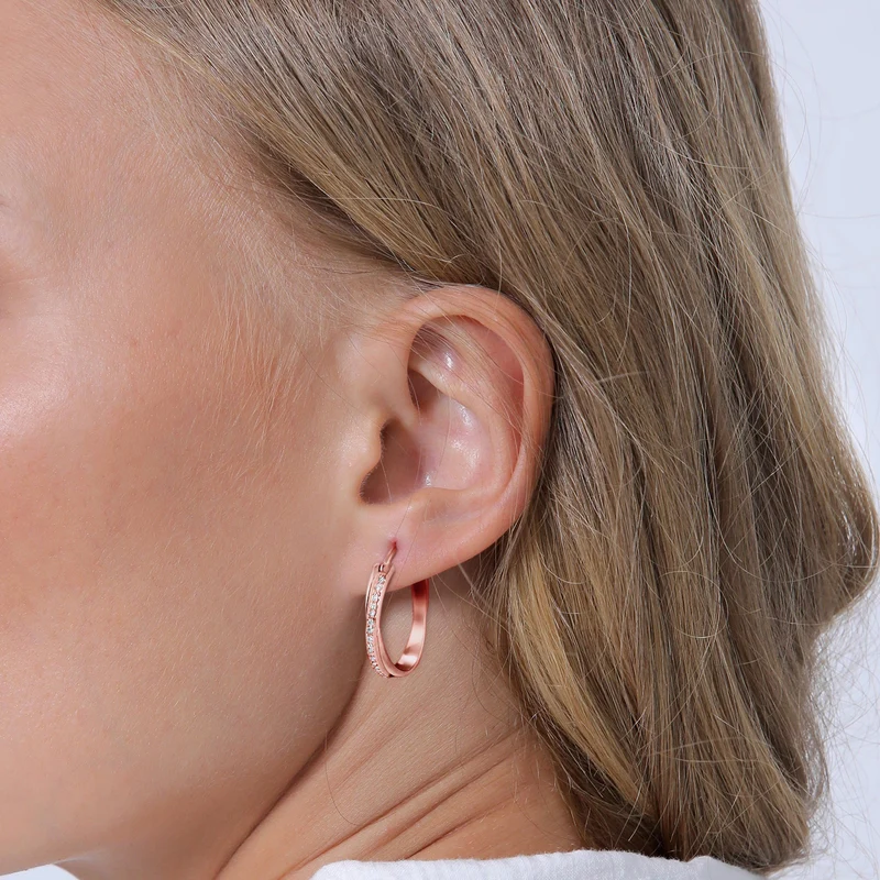 Creole | Mit Kristallen von Swarovski® (Weiß)